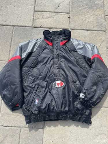 Vintage NBA Chicago Bulls Black Starter Jacket Sz XL – F As In Frank Vintage