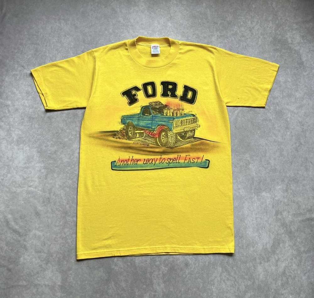 Ford × NASCAR × Vintage Essential 80s Vintage For… - image 1