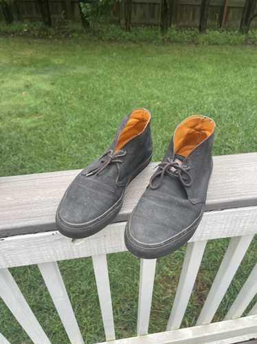 Ludwig Reiter Dark brown suede chukka boots with s