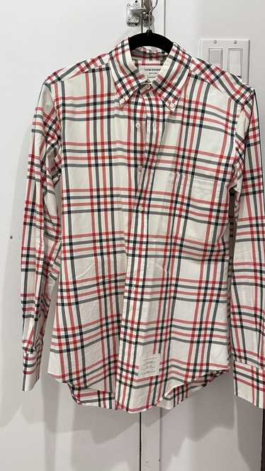 Thom Browne Thom Browne Plaid Button Down