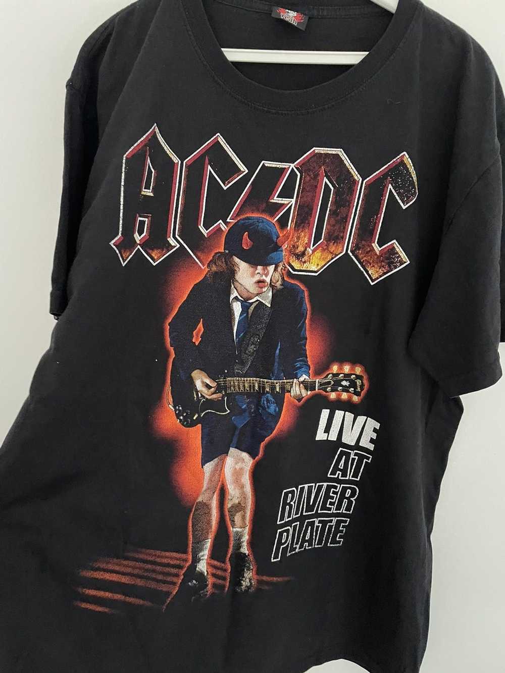 Ac/Dc × Band Tees × Vintage AC/DC live at river p… - image 2