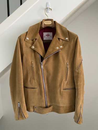 James Grose Suede double riders leather jacket siz