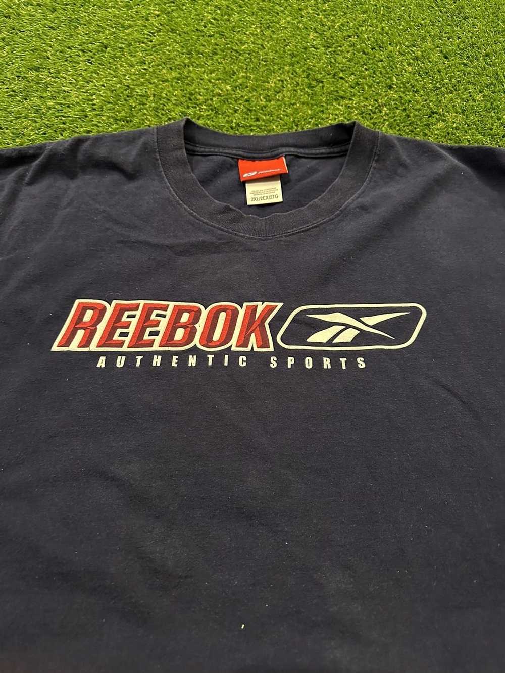 Vintage Reebok NFL Pro Sports Jersey T Shirt Black Purple Top 