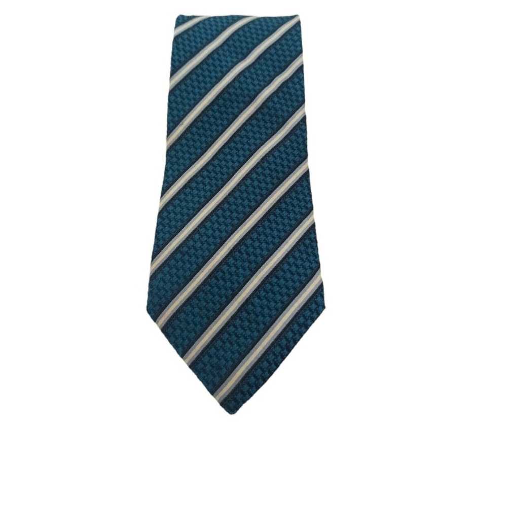 Ermenegildo Zegna ERMENEGILDO ZEGNA Green Striped… - image 1