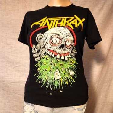 ANTHRAX サイン入り Tシャツ AnthraxStateofEuphoriaT-