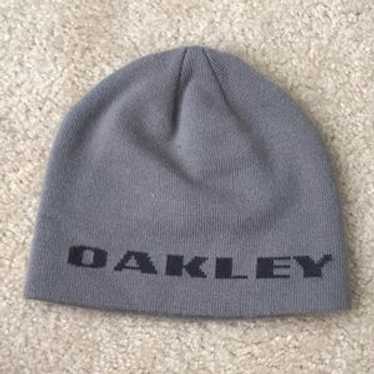 帽子 00s vintage oakley one point beanie VINTAGE Y2K OAKLEY EMBROIDERED LOGO BEANIE HAT MENS BLACK