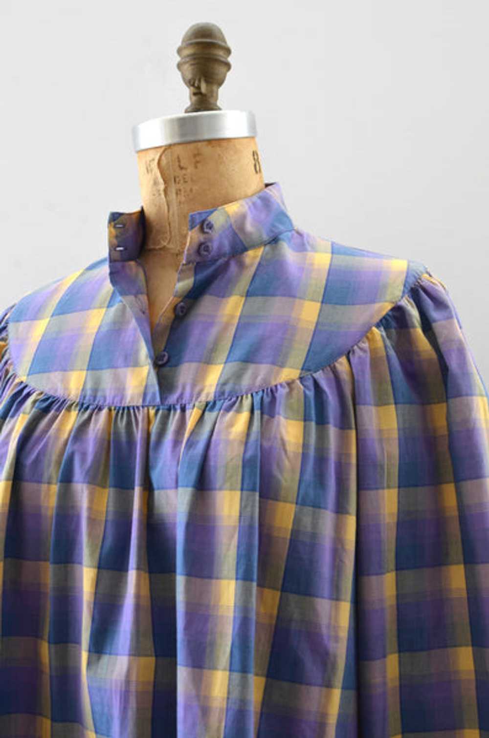 Vintage 1970s Plaid Shirt - image 2