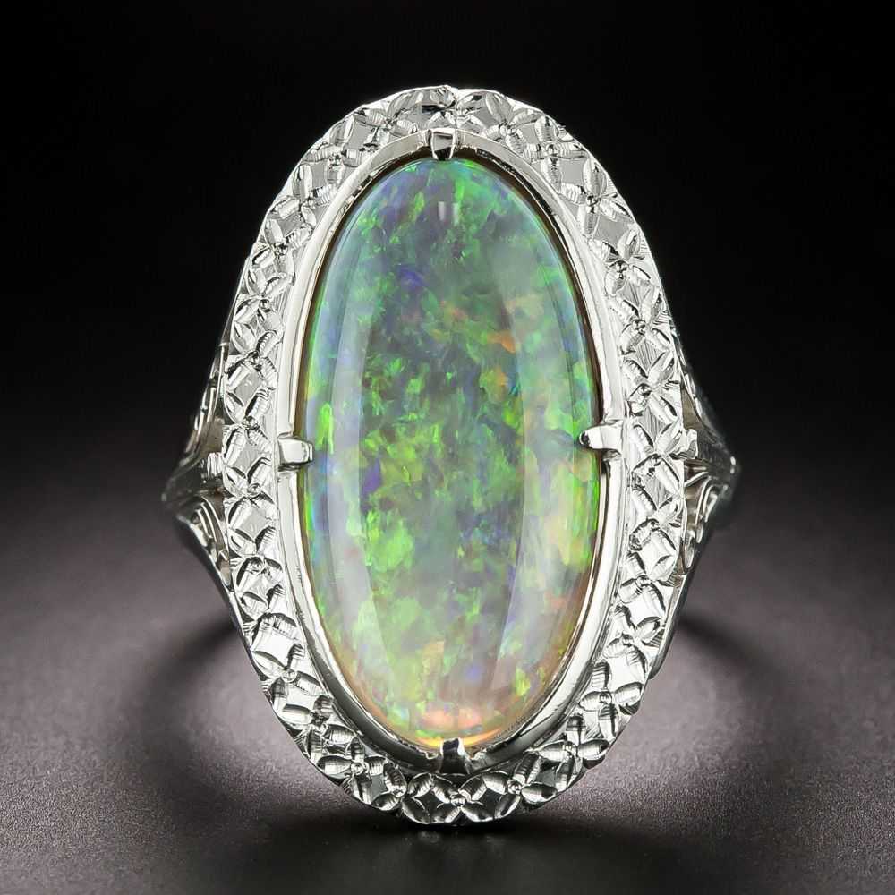 Estate 4.57 Carat Opal Ring - image 1