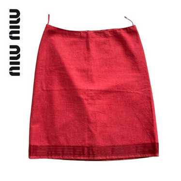 Miu miu skirt 90s - Gem