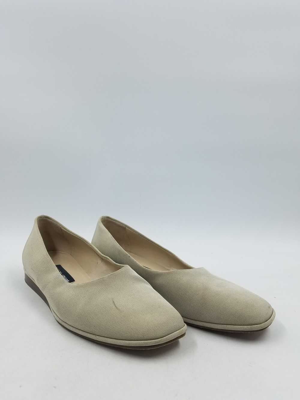 Vtg Giorgio Armani L.Taupe Ballet Loafers W 6.5 C… - image 3