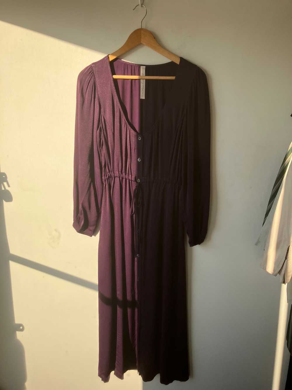 Raquel Allegra Plum Dress - image 1