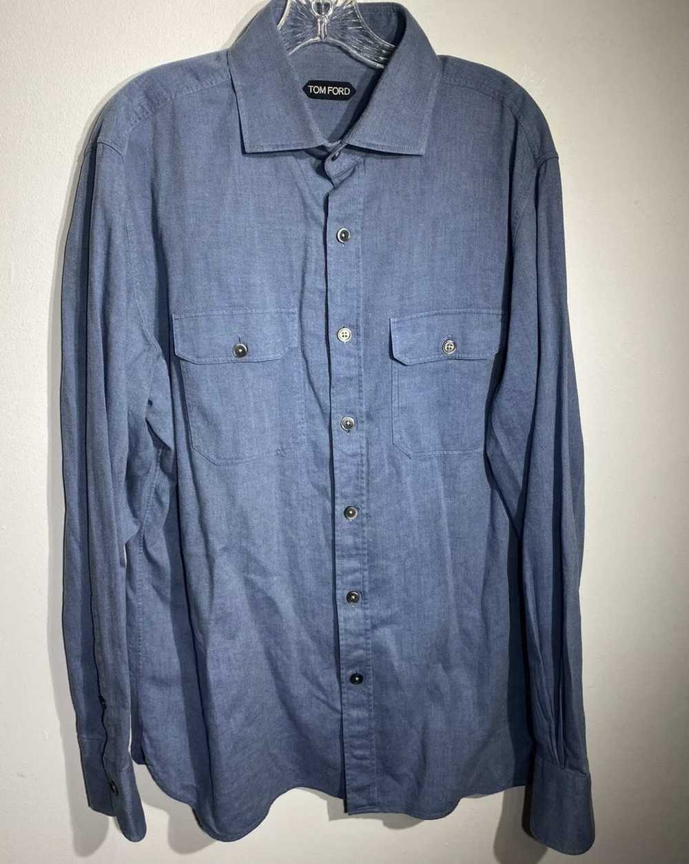 Tom Ford Tom ford blue shirt denim casual large - image 1