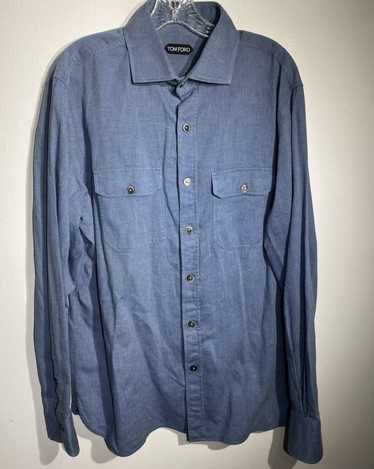 Tom Ford Tom ford blue shirt denim casual large - image 1