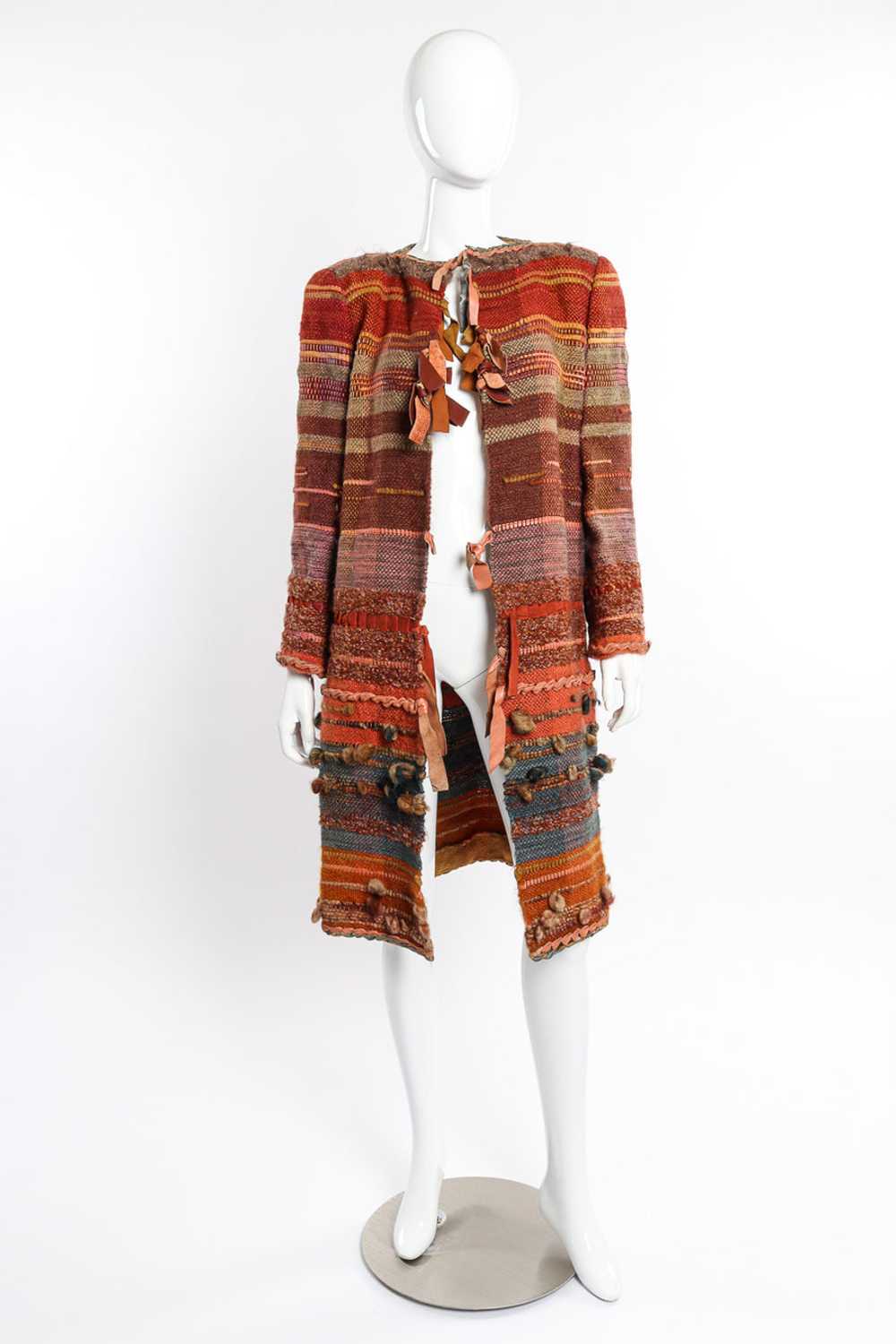 NORMA WALTERS Woven Carpet Coat - image 1