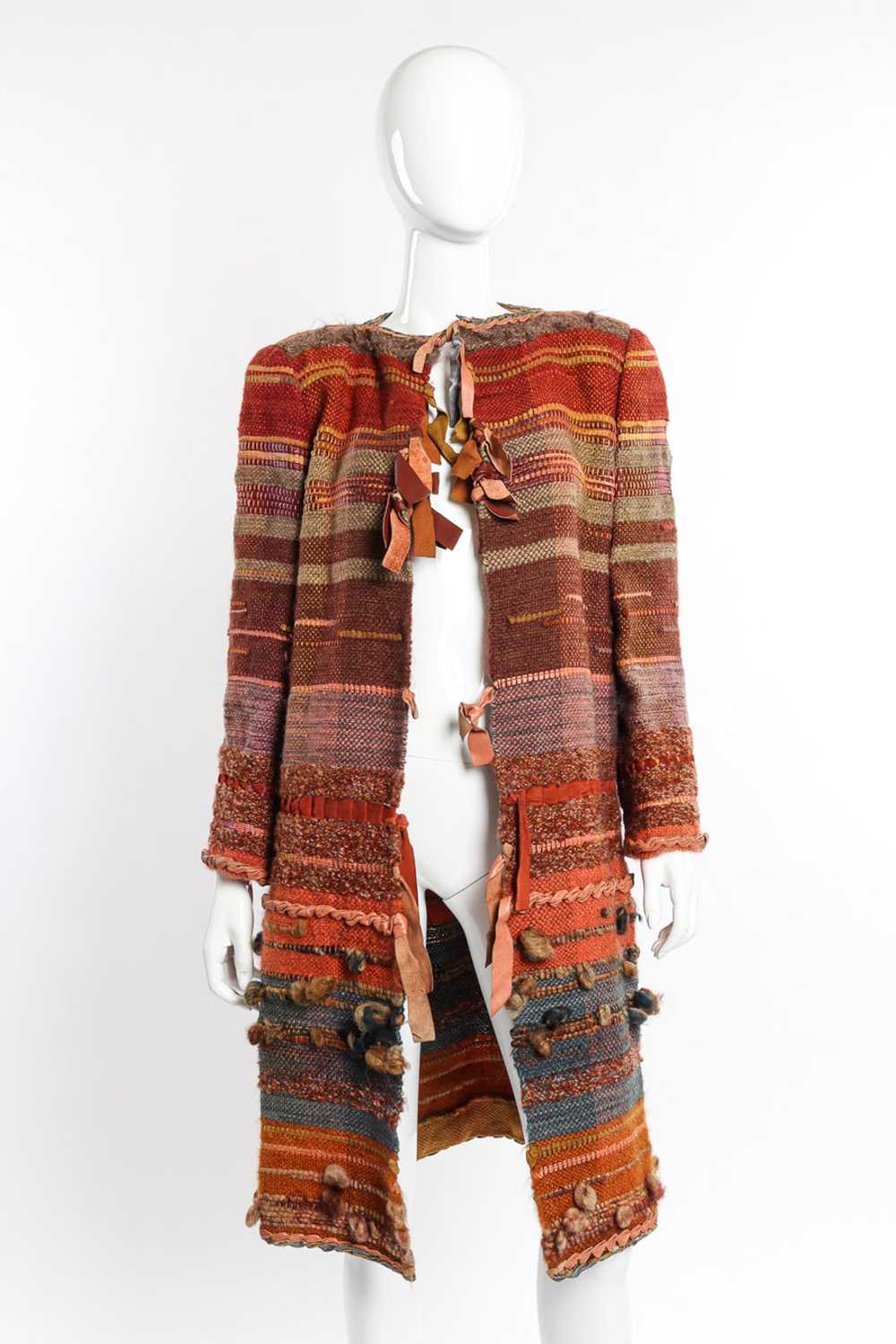 NORMA WALTERS Woven Carpet Coat - image 2