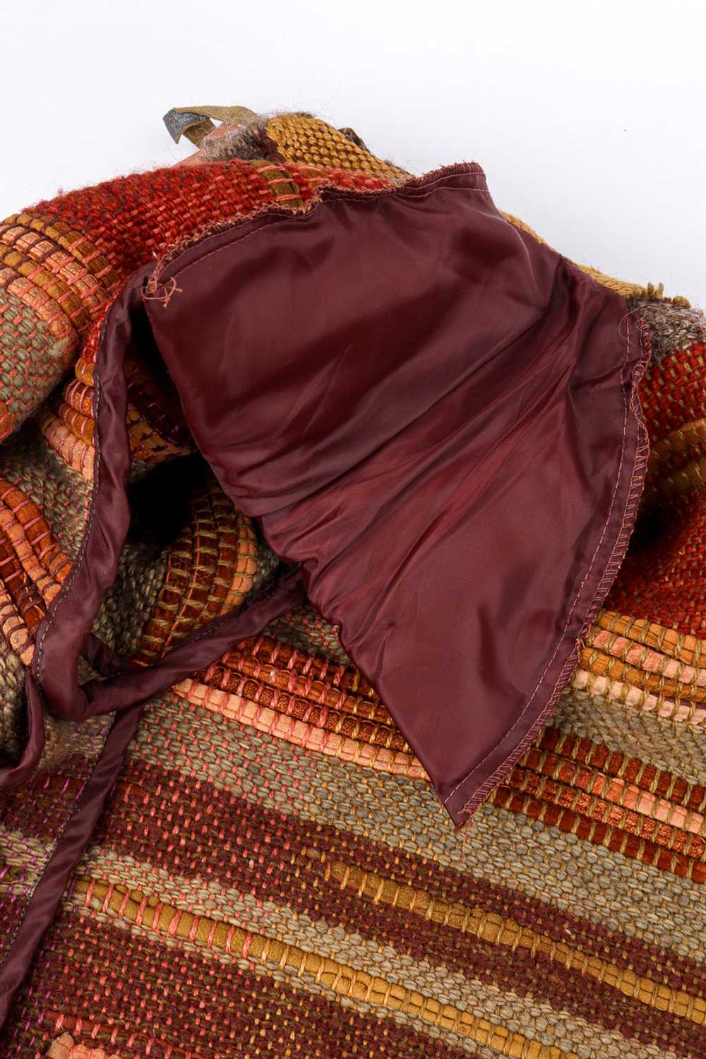 NORMA WALTERS Woven Carpet Coat - image 8