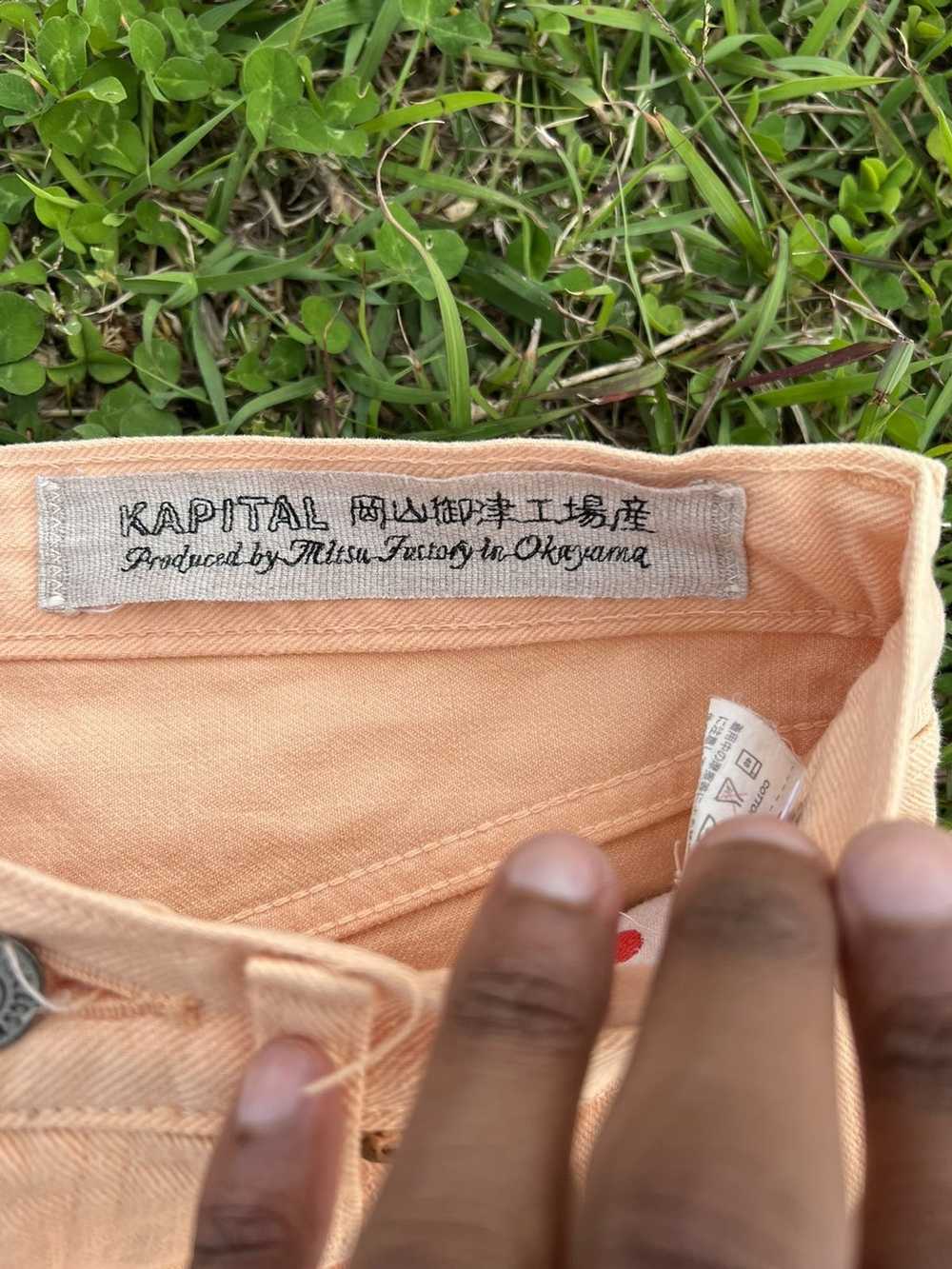 Kapital Kapital Orange Denim Jeans - image 4