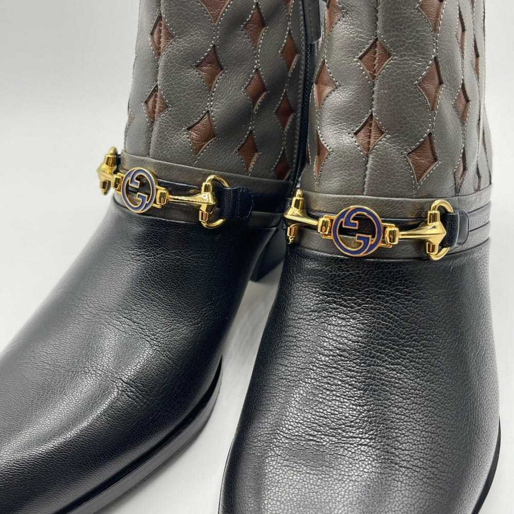 Gucci Leather boots - image 5