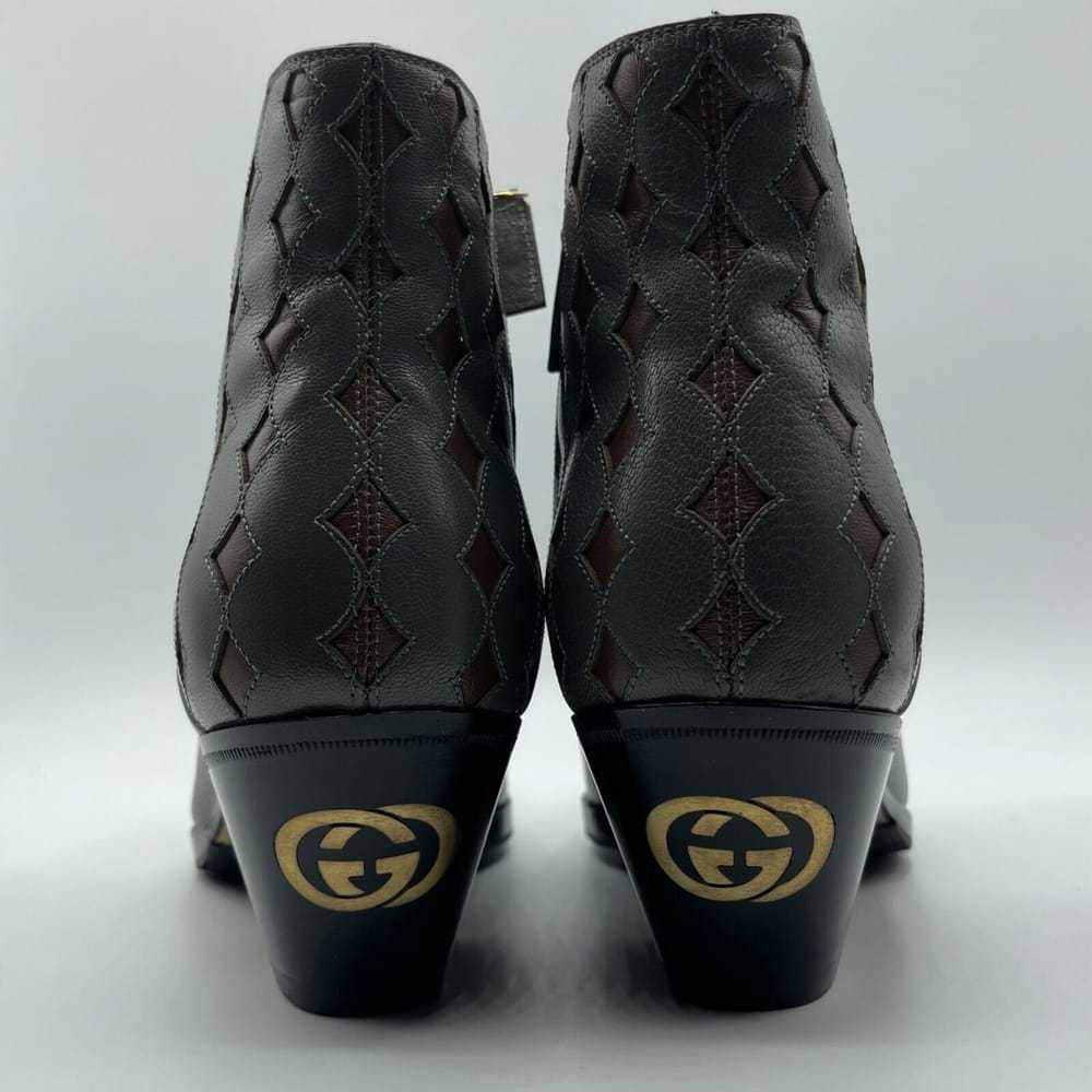 Gucci Leather boots - image 6