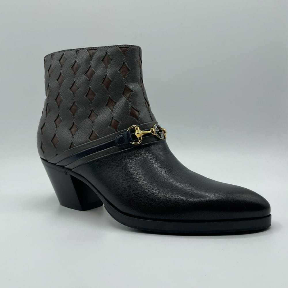 Gucci Leather boots - image 8