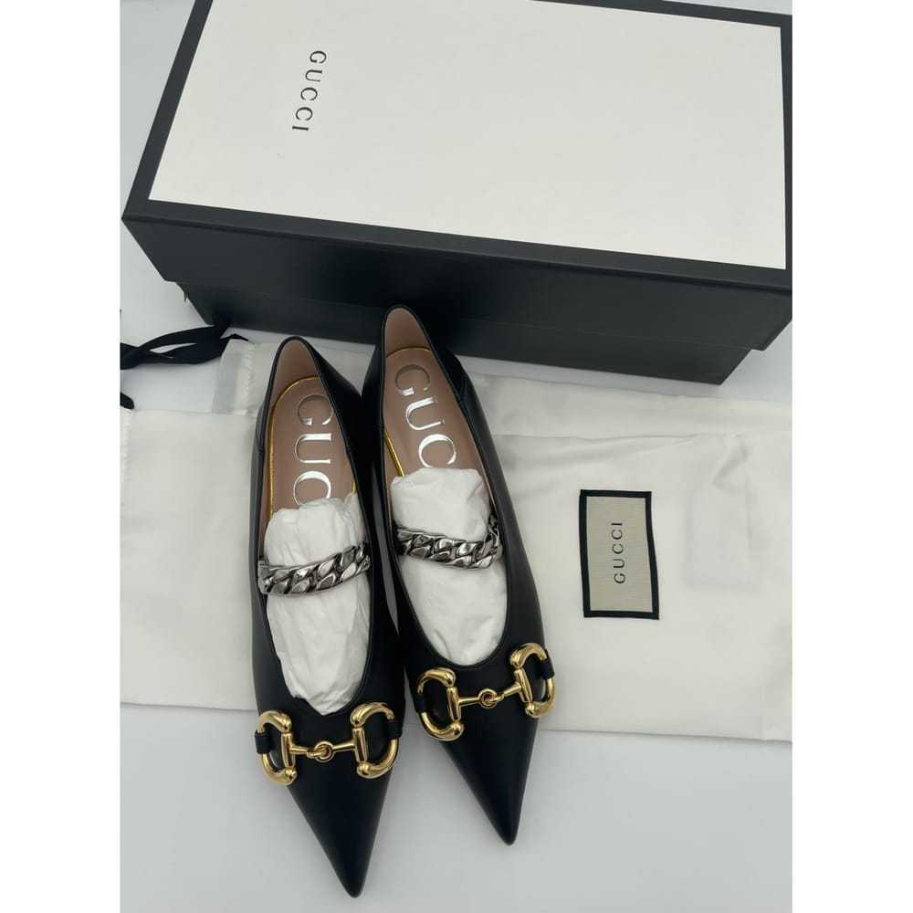 Gucci Leather ballet flats - image 5