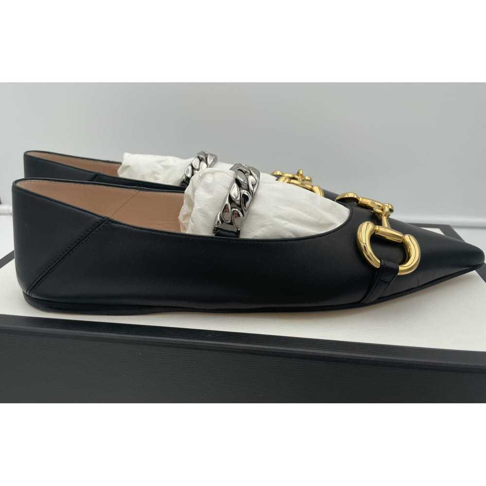 Gucci Leather ballet flats - image 8