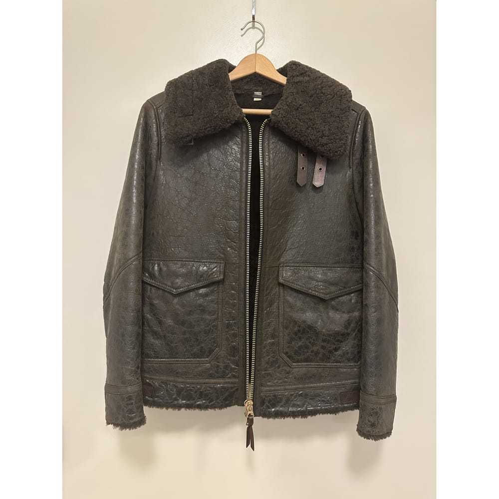 Burberry Leather biker jacket - image 4