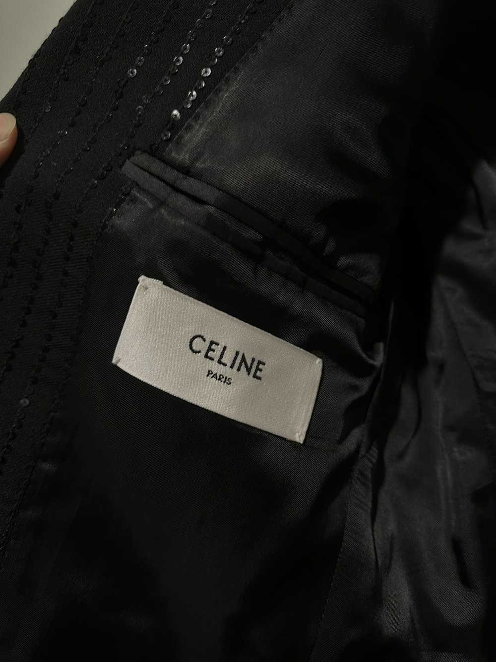 Celine × Hedi Slimane $4350 SS23 Runway Sequin Pi… - image 8