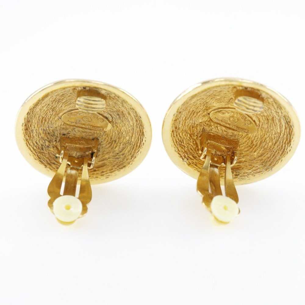 Chanel Chanel here mark earrings matelasse vintag… - image 4