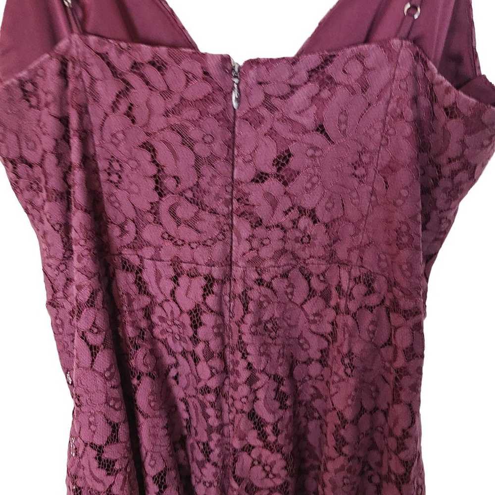 Other Lovers + Friends Wmns M Purple Lace Sleevel… - image 10