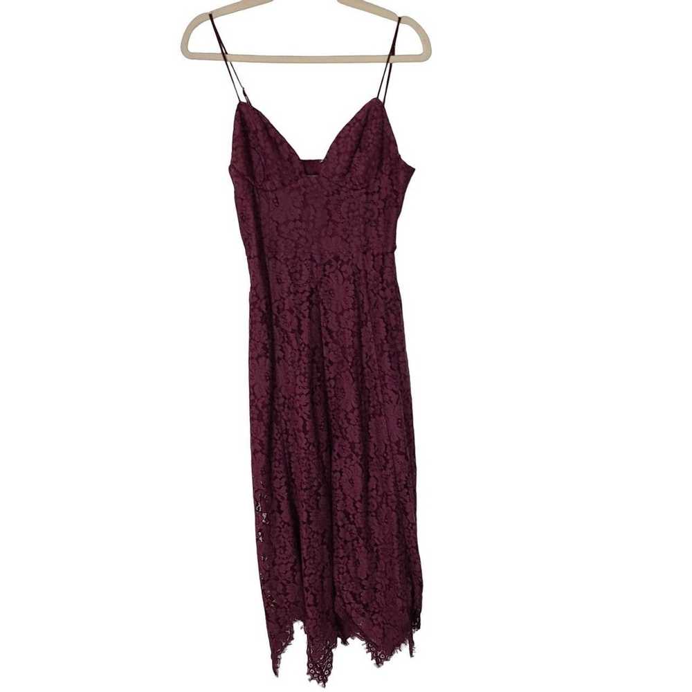 Other Lovers + Friends Wmns M Purple Lace Sleevel… - image 2