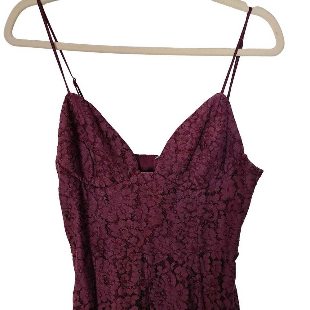 Other Lovers + Friends Wmns M Purple Lace Sleevel… - image 3
