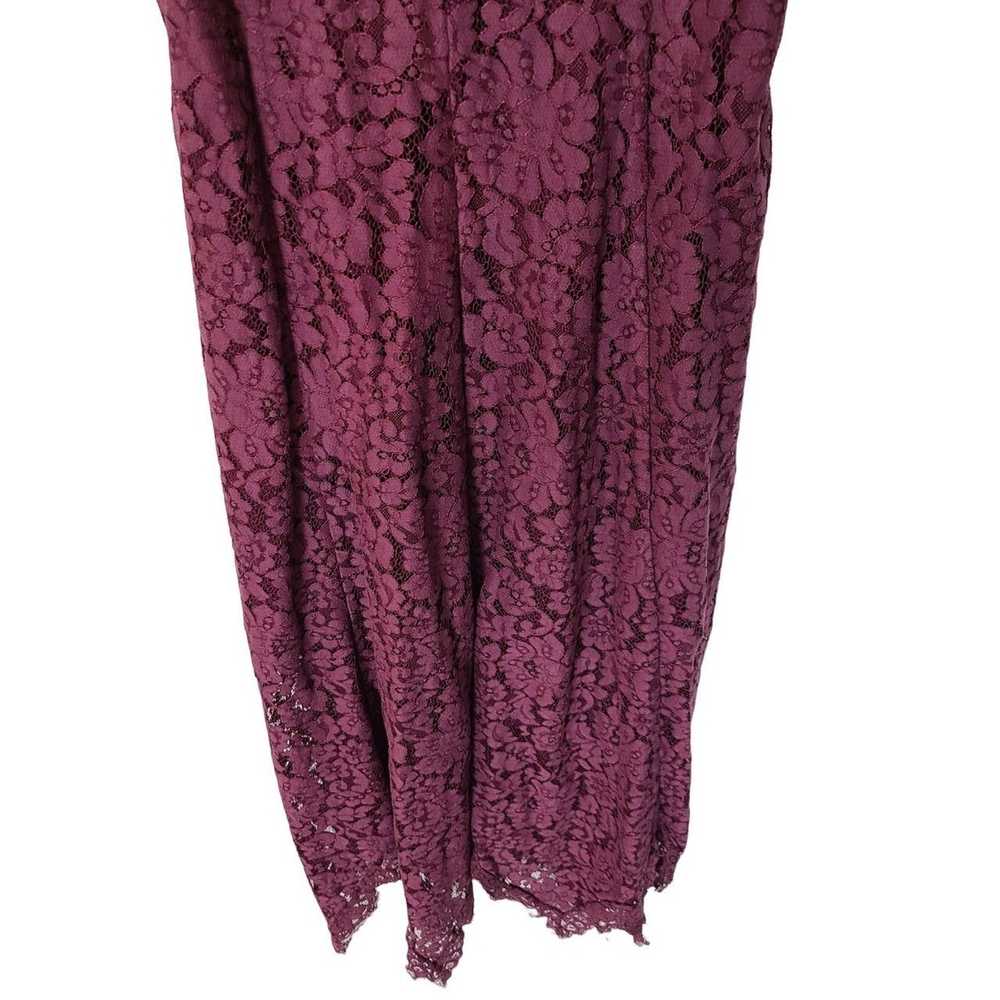 Other Lovers + Friends Wmns M Purple Lace Sleevel… - image 4