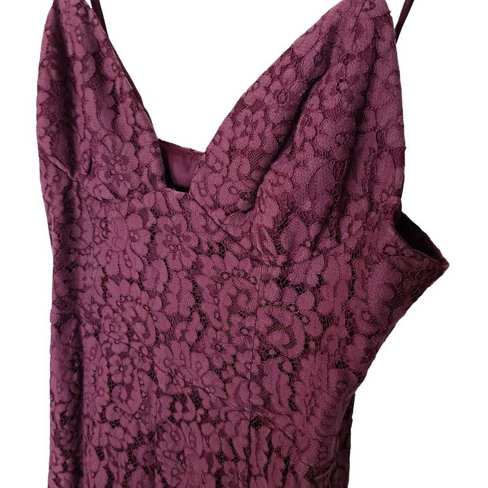 Other Lovers + Friends Wmns M Purple Lace Sleevel… - image 6