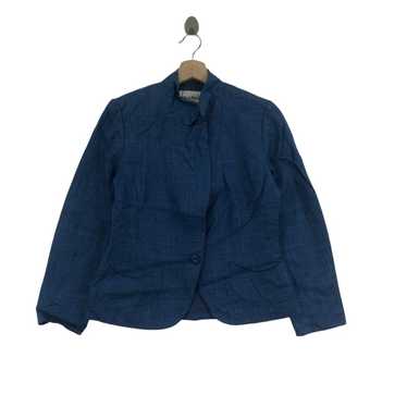 Vintage Vtg JUN ASHIDA TOKYO Collection Blue Twee… - image 1