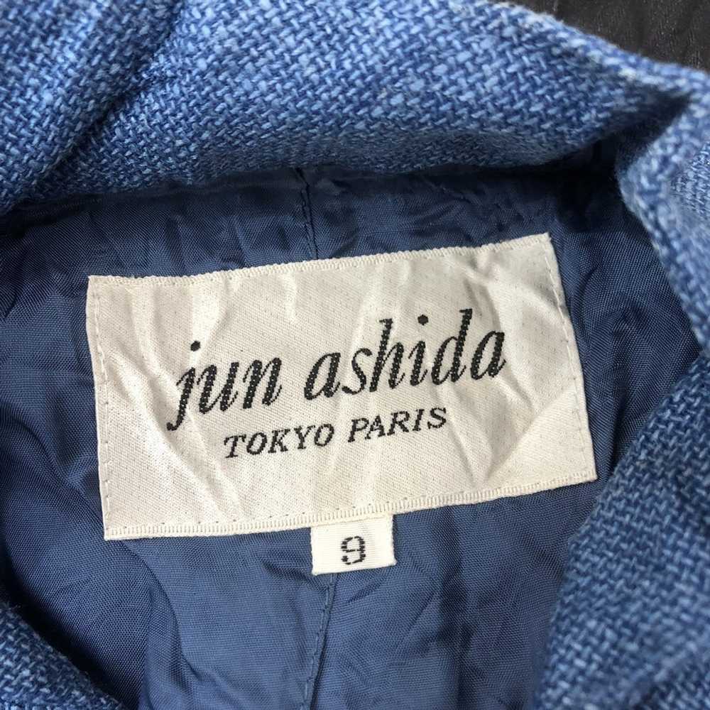 Vintage Vtg JUN ASHIDA TOKYO Collection Blue Twee… - image 5