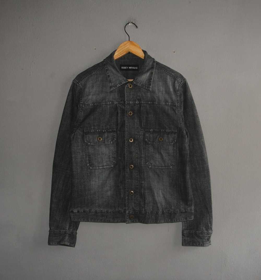 Issey Miyake × Vintage ISSEY MIYAKE Denim Jacket … - image 1