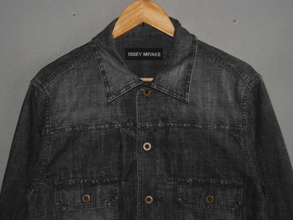 Issey Miyake × Vintage ISSEY MIYAKE Denim Jacket … - image 3