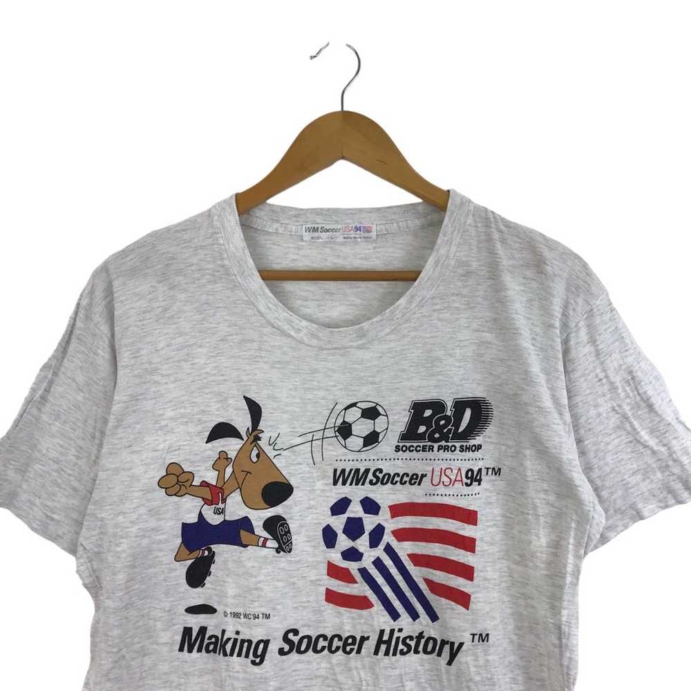 Vintage Vtg 1994 WORLD CUP USA Soccer Striker Mas… - image 2