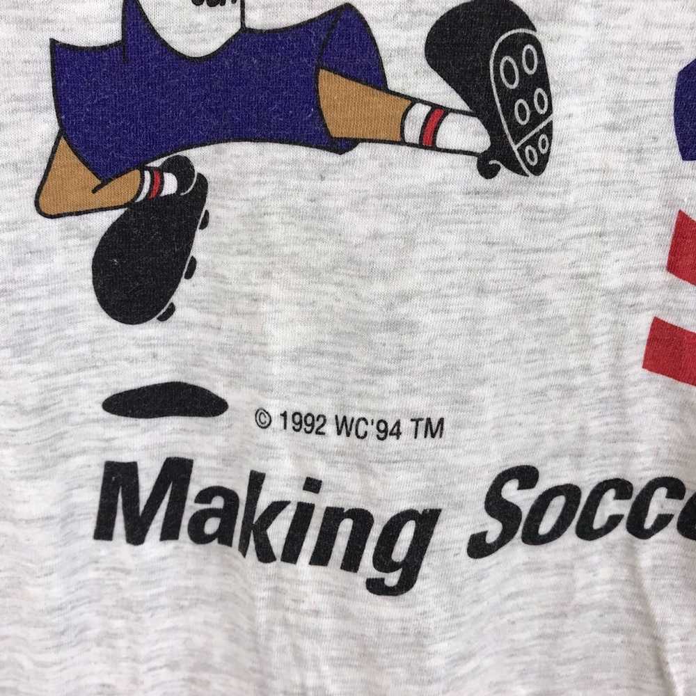 Vintage Vtg 1994 WORLD CUP USA Soccer Striker Mas… - image 5