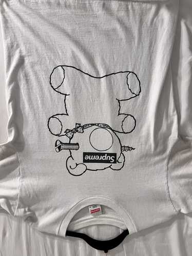 Supreme White Undercover Bear Tee – On The Arm