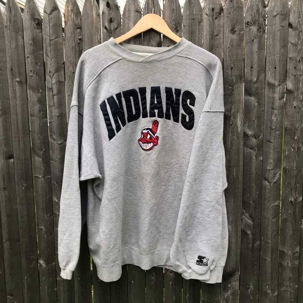 1995 Cleveland Indians AL Champs Tultex MLB Crewneck Sweatshirt Size XL –  Rare VNTG