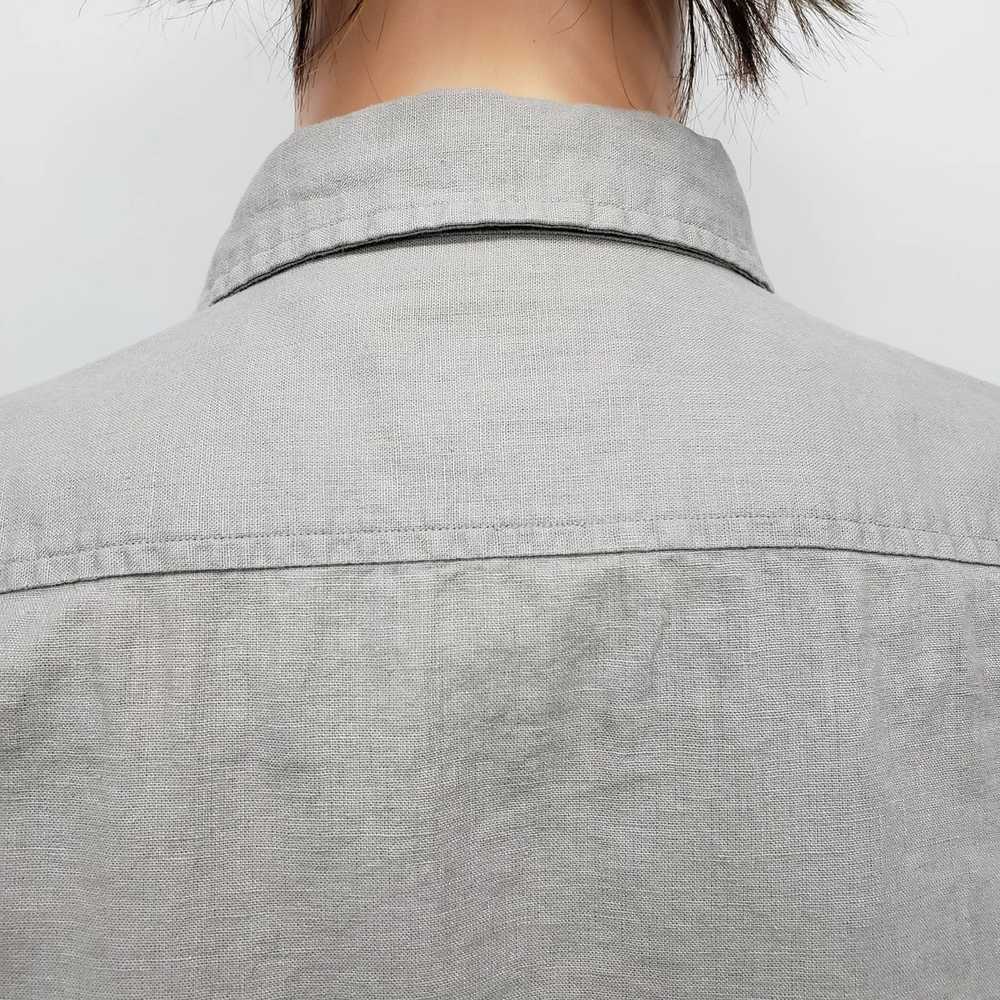 Michael Kors Michael Kors Shirt Linen Cotton Doub… - image 10