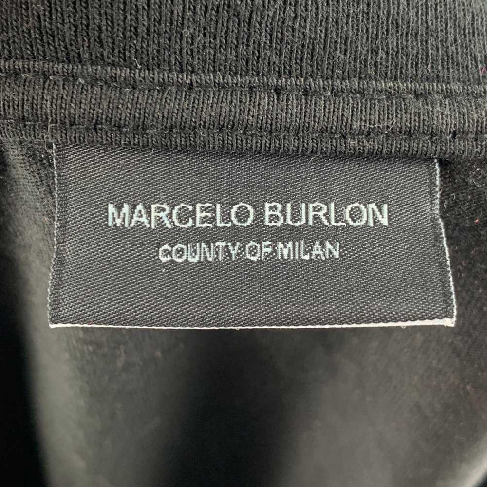 Marcelo Burlon Black Blue Cotton Short Sleeve Tsh… - image 6
