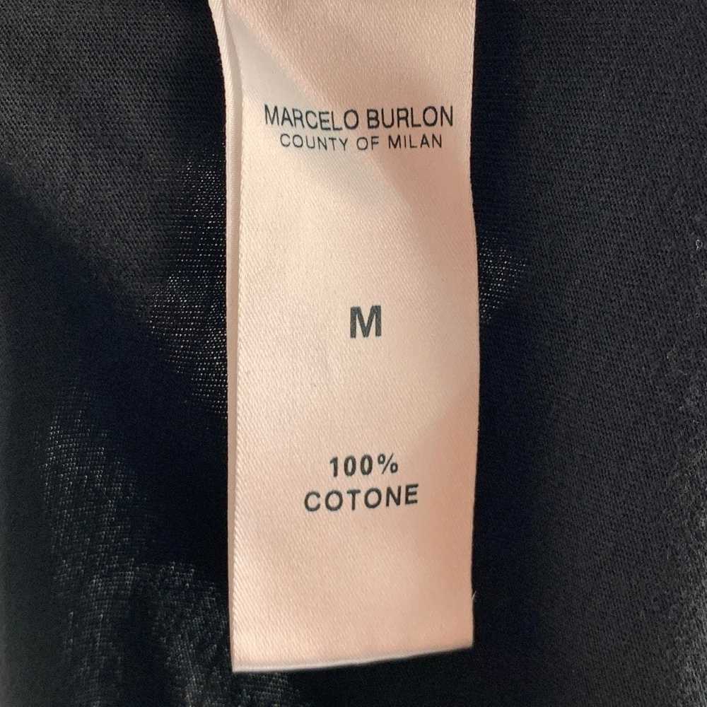 Marcelo Burlon Black Blue Cotton Short Sleeve Tsh… - image 7