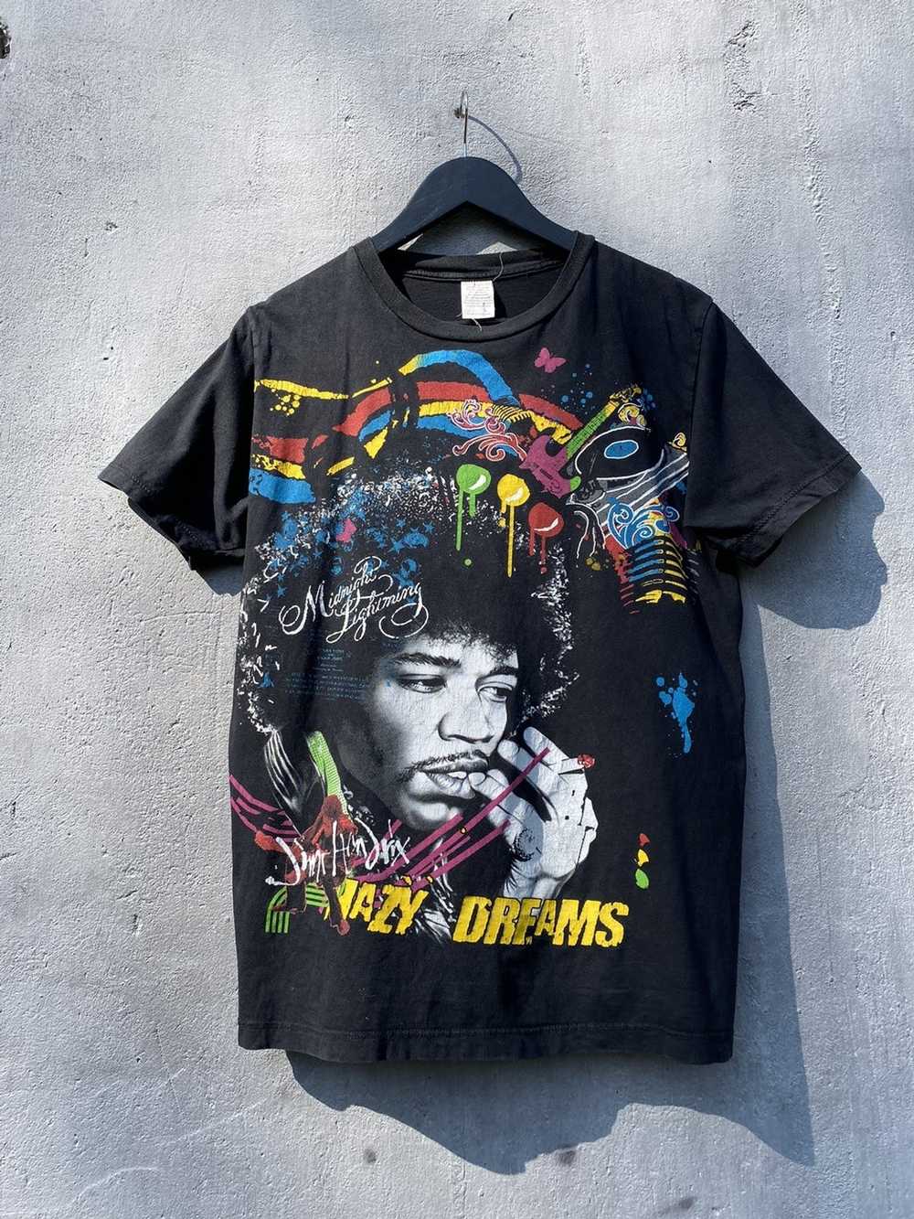 Band Tees × Jimi Hendrix × Vintage Vintage 90s JI… - image 1