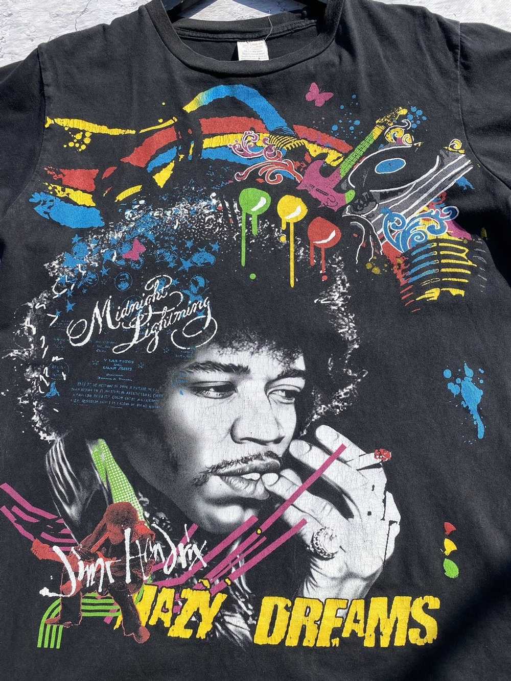 Band Tees × Jimi Hendrix × Vintage Vintage 90s JI… - image 2