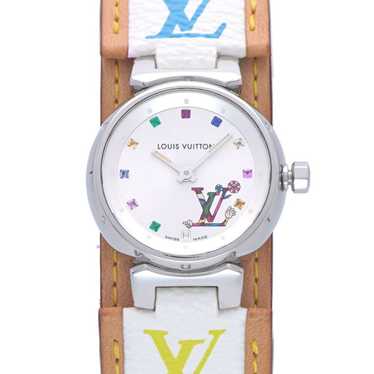 Watch Louis Vuitton Tambour Lovely Cup Small  Tambour Lovely Cup Steel -  White Mother-Of-Pearl Dial