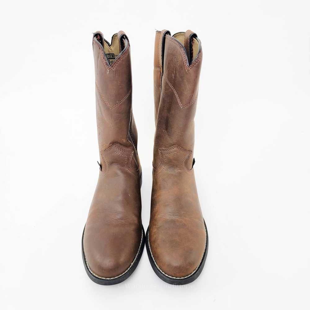 Justin Boots Justin Crazy Cow Basic Roper Cowboy … - image 6