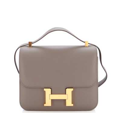 HERMÈS Constance 24 Shoulder bag in Chai and Nata Epsom with Enamel  hardware-Ginza Xiaoma – Authentic Hermès Boutique